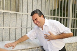 Hombre con angina