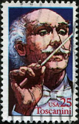 Sello con Arturo Toscanini 